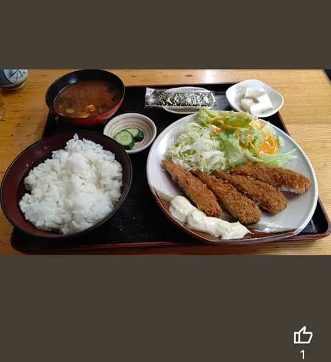 名古屋北区のとんかつ定食、690円