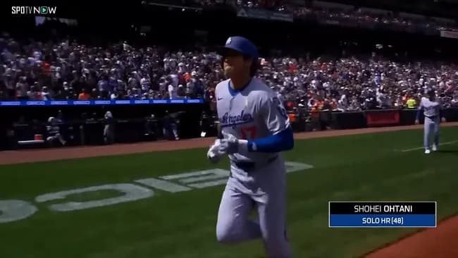 【朗報】2024年大谷翔平、48号到達 9月17日　2025年大谷翔平、48号到達 9月7日←これ