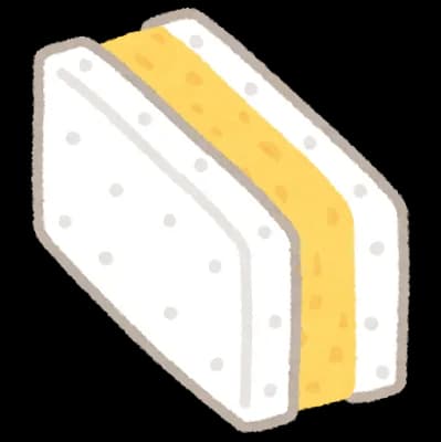 喫茶店「お待たせしました。ご注文のたまごサンドですー。」