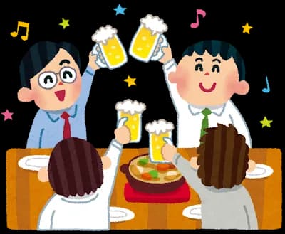 上司「今日は無礼講だ！」ワイ「うおおお！！（女子社員のスカートの中を覗きながらチンコ出してシコる」