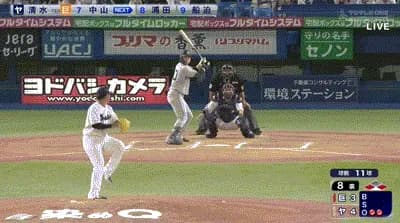 【ヤクルト対巨人25回戦】巨人、８回表２アウト一三塁から中山礼都が同点タイムリー！！！！！！！！！！！！！！！！！！