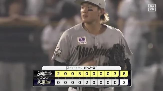 【オリックス対ロッテ11回戦】ロッテが８－３でオリックスに快勝！山本大斗２打席連続アーチ含む猛打賞！サモンズはチームトップ４勝目！オリックスは首位陥落