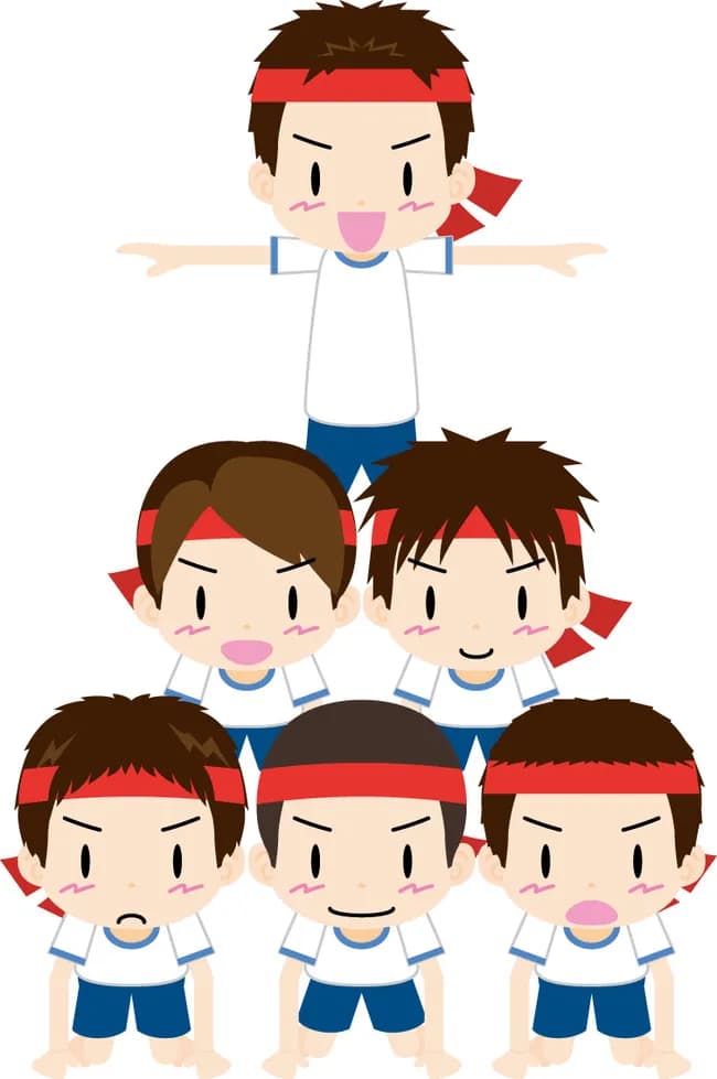組体操のピラミッドとかいう狂気の行為