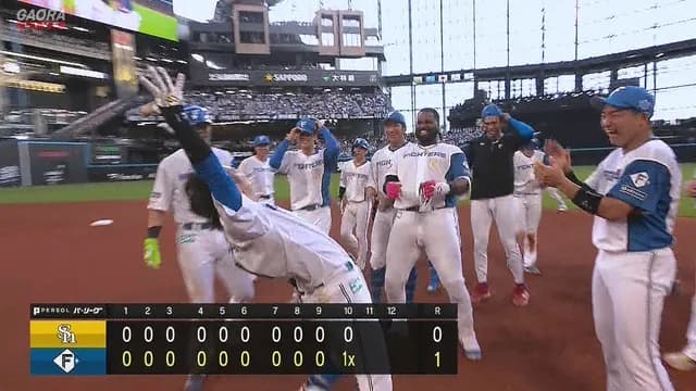 日本ハム、首位攻防3タテ返し！！！ 奈良間サヨナラ打で0.5ゲームきたあああああ