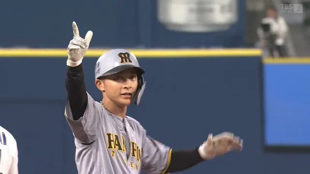 阪神・熊谷(角刈り)、5年ぶりの長打に続き2日連続の長打ｗｗｗｗｗ