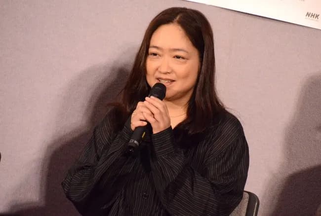 【画像】池脇千鶴さん(43)が朝ドラ「ばけばけ」の試写会に出席