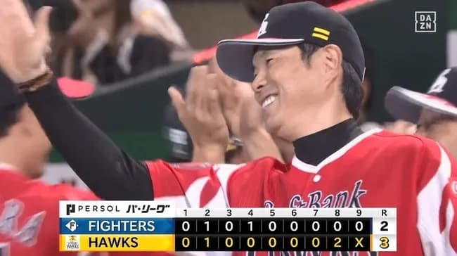 【ソフトバンク対日本ハム24回戦】ソフトバンクが日本ハムとの直接対決制しM7！8回に逆転成功！川瀬が決勝押し出し四球！栗原が同点7号！杉山リーグトップ28S！