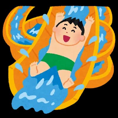 エチエチウォータースライダー