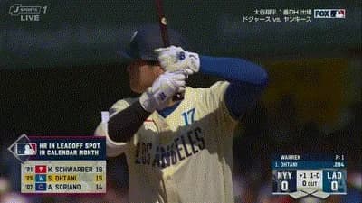 大谷翔平、第一打席でライト前ヒット！！！！！！！！！！！