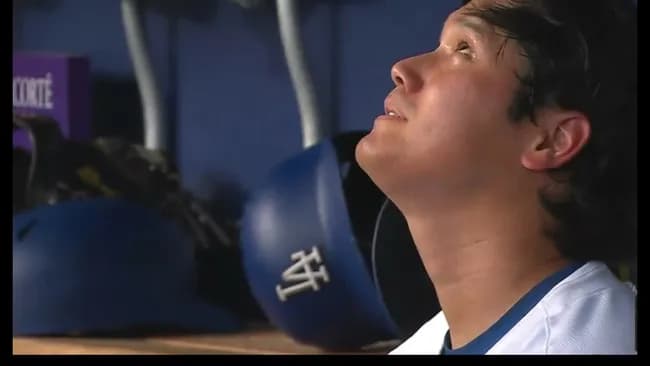 大谷、先発5回投げて感極まってしまうｗｗｗ