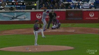 大谷翔平、第二打席は千賀に三球三振