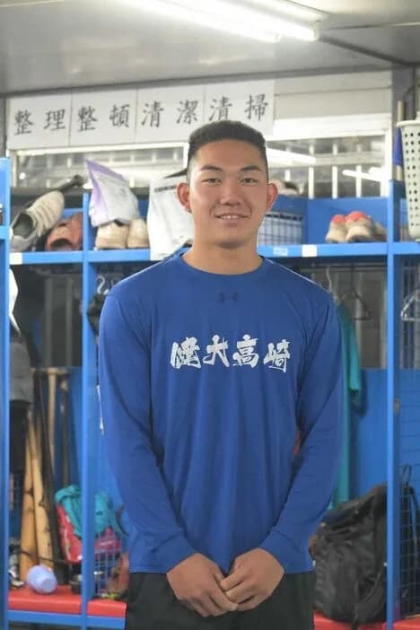 最速158キロ右腕の健大高崎・石垣　進路はNPB一本　MLB球団スカウト視察も