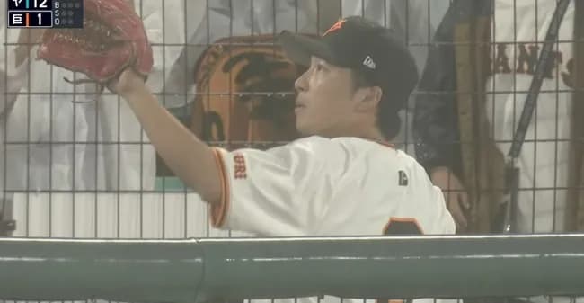 【野手登板】巨人増田大輝、ブルペン入りｗｗｗｗｗｗｗｗｗｗ