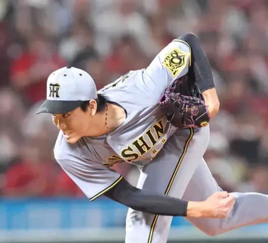 阪神　湯浅が見事な火消し　ピンチで登板、モンテロを三振に封じる