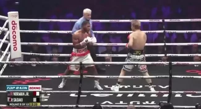 昨日のボクシング世界戦で日本人がとんでもないKO負け