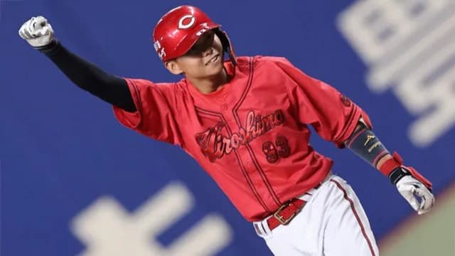 カープ前川誠太、2点タイムリー2塁打！プロ初スタメンで若鯉躍動！！