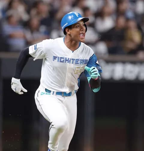 【日本ハム】万波中正「入ってくれー」Ｍ点灯阻止する決勝弾　真夏の天王山第1R先勝「マジ、最高」