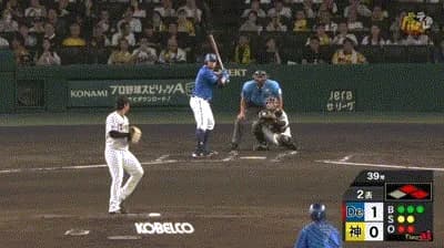 【ジエンゴ】DeNA・ケイ、２回表２アウト一二塁から２点タイムリーツーベース！リードを３点に広げる！！！！！！！！！！！！【阪神対DeNA20回戦】
