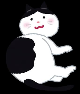 【画像】ワイのネッコ、エビみたいになる