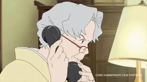 サマーウォーズのばあちゃんが電話かけまくるシーン WWWWWW