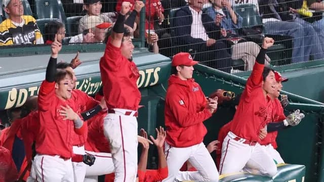 カープ秋山1号先頭打者HR＆猛打賞！モンテロ決勝打！矢野ダメ押し打！森下7回2失点！ハーン＆栗林完全投球締め！4連勝で首位浮上！【広島4-2阪神/試合結果】