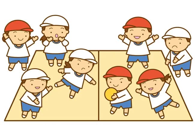 ドッジボール(楽しいです、大人数で遊べます、ルール簡単です)←この球技