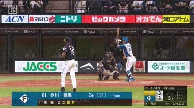【日本ハム対ソフトバンク23回戦】日本ハム・今川、ソフトバンク・モイネロから今季第１号勝ち越しソロホームラン！！！！！！！！！！！！！！！！！！！！！！！！