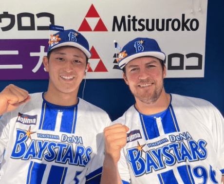 DeNAバウアー、来日初完封勝利　女房役の松尾をべた褒め「汐恩の配球が素晴らしかった」