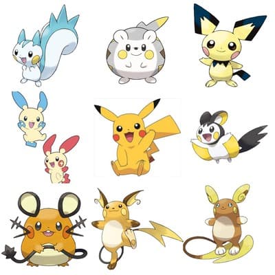 ピカチュウ軍団、結局ライチュウが一番可愛いWWWWWWWWWWWWWWWWWW