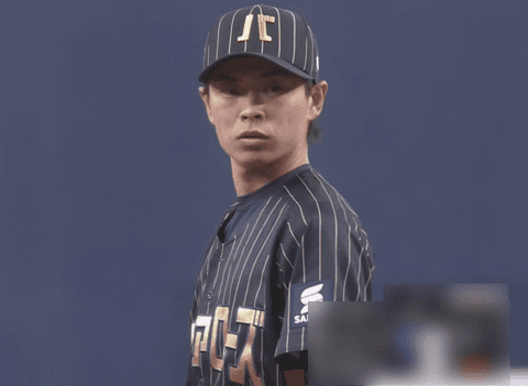 山岡泰輔 今季初登板6球で3者凡退の好リリーフ