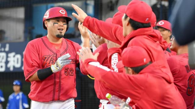 カープ末包、De東から2戦連発3号先制ホームラン！超東キラーが真骨頂！！