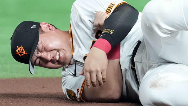 巨人岡本が左肘負傷で長期離脱←カープファンの反応