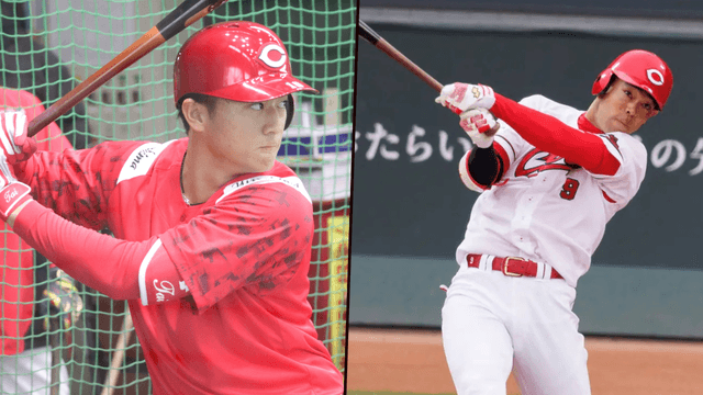 カープ秋山&佐々木が実戦復帰間近！マツダスタジアムに2人で姿を見せる！