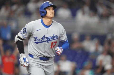 大谷翔平 .299 10本 15打点 10盗塁 出塁率.411 OPS1.031