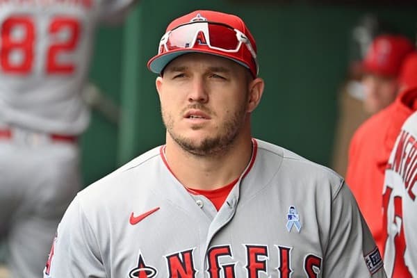 M・トラウト（年俸50億円）、打率 .179、怪我で離脱中