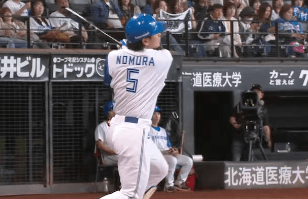 日ハム野村佑希（24） .292 6 17 OPS.882（1位）