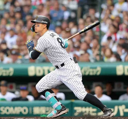 【阪神】佐藤輝明「いいピッチャーなんで」中日高橋宏から勝利呼ぶ適時打　セ打点＆本塁打王快走