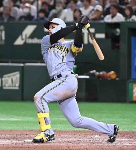 【阪神】森下翔太が４戦連発の６号２ラン　打率トップ快走「結果は準備をしてたらともなってくる」