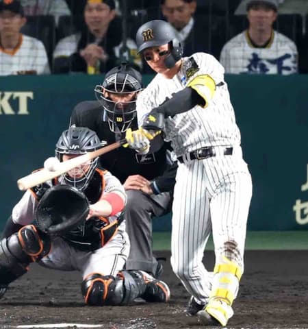 阪神・森下 セパ最多５度目の猛打賞　「姿勢とタイミングを常に意識して、どこが悪いか修正」