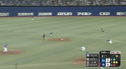 DeNAウィックが１６０キロ…中日・勝野と１日で２人が１６０キロ計測する“珍事”