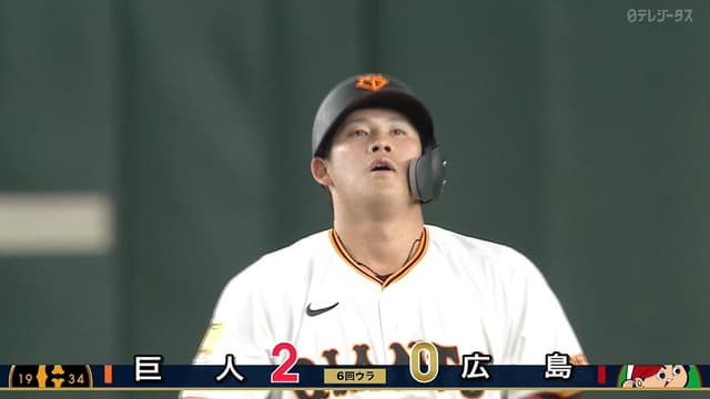 巨人・増田陸、1000日ぶりの打点！ 1年ぶりのスタメン起用に応える先制タイムリー