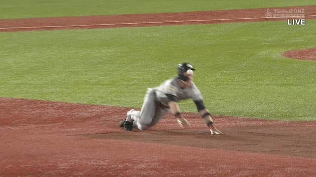 【珍プレー】 キャベッジ、ヘッドスライディングで守備妨害ｗｗｗｗ