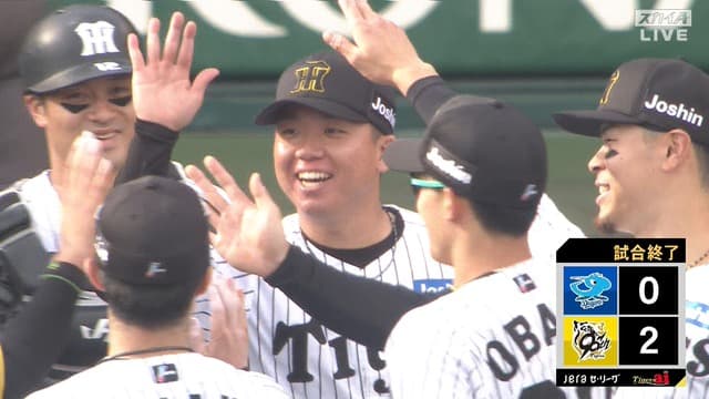 阪神・村上、マダックス達成！ ボスラーがギリギリ間に合わせるｗｗｗｗ