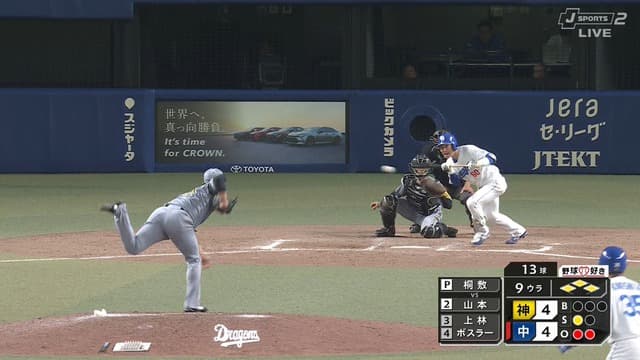 中日、9回裏サヨナラのチャンスで衝撃のバント バント バント！！！ｗｗｗｗｗ