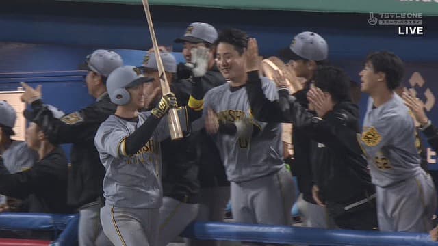 近本、木浪を救う決勝ホームラン！！