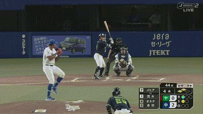 【中日対ヤクルト6回戦】ヤクルト・茂木、中日・メヒアから第2号逆転3ランホームラン！！！！！！！！！！！！！！！！！！！！