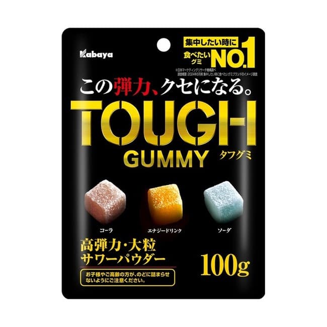 「タフグミ」、2024年度グミ市場で単品売上金額ナンバーワンに