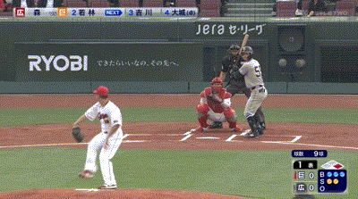 【広島対巨人7回戦】巨人さん、初回から三振ゲッツー…