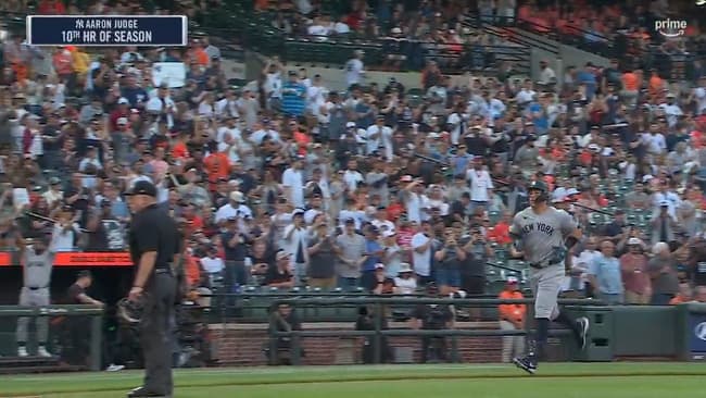 【朗報】アーロン・ジャッジ、10号ホームランでリーグ3冠王浮上ｗｗｗｗｗｗｗｗｗ