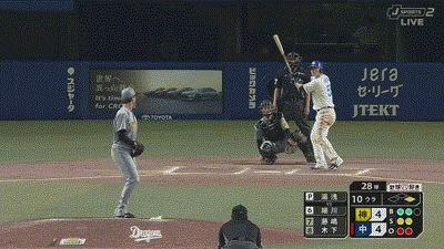 【中日対阪神4回戦】中日　代走・樋口、牽制アウト…